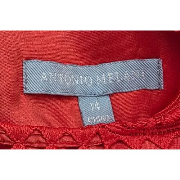 Women's - Antonio Melani Elegant Midi Dress, Size 14 - Picture 5 of 8